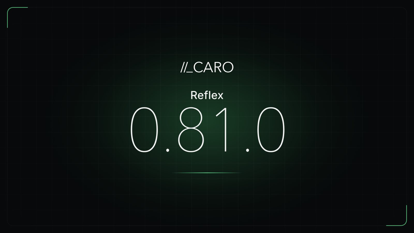 Обложка выпуска ACARO Reflex 0.81.0