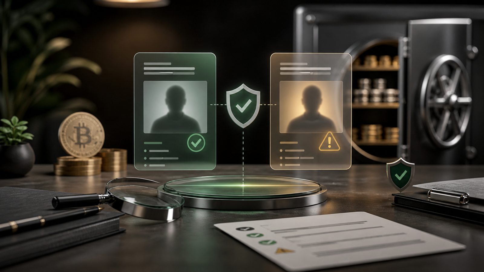 Identity verification during AI impersonation and crypto scam risk