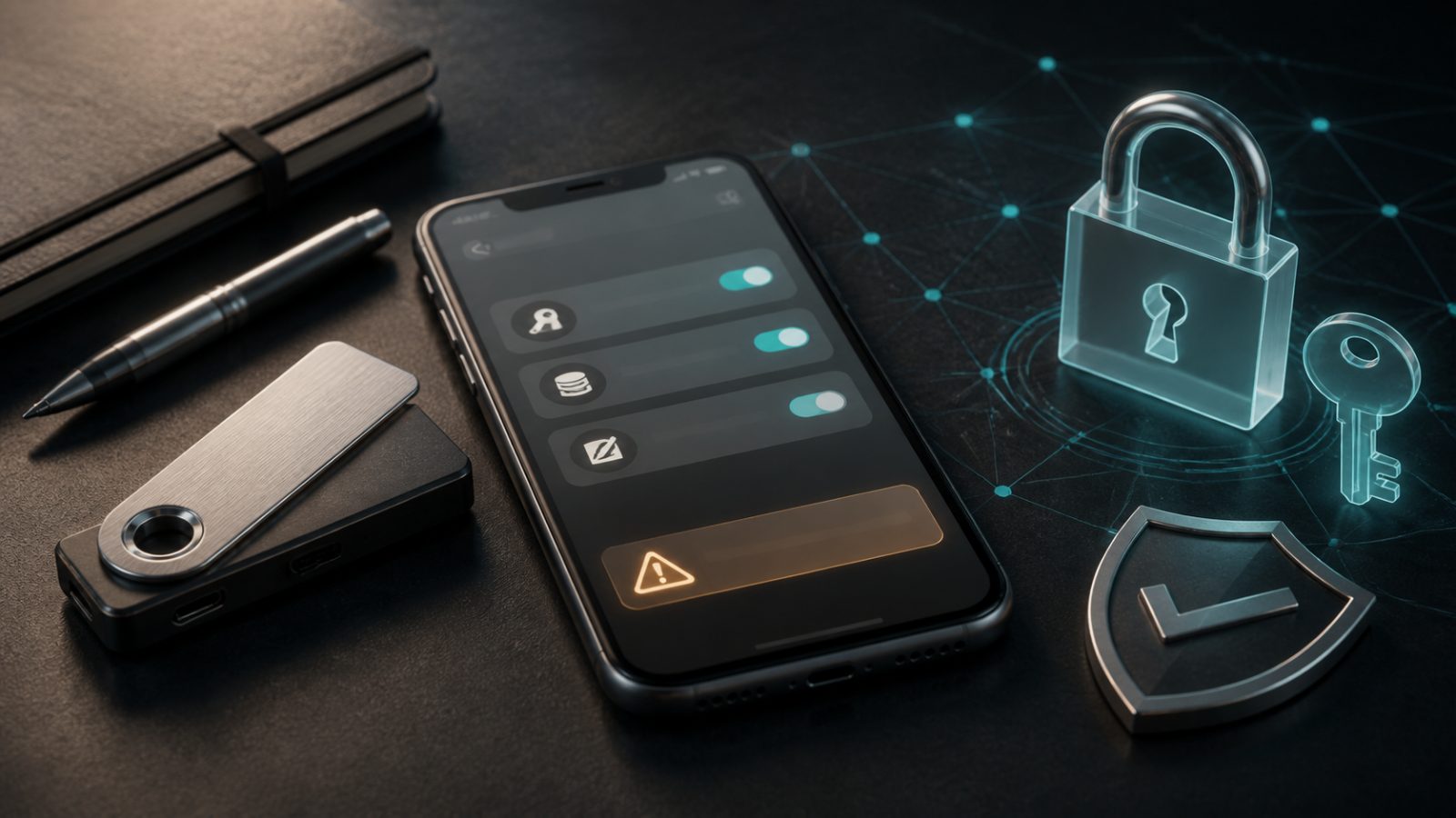 Abstract wallet permission check and phishing protection concept