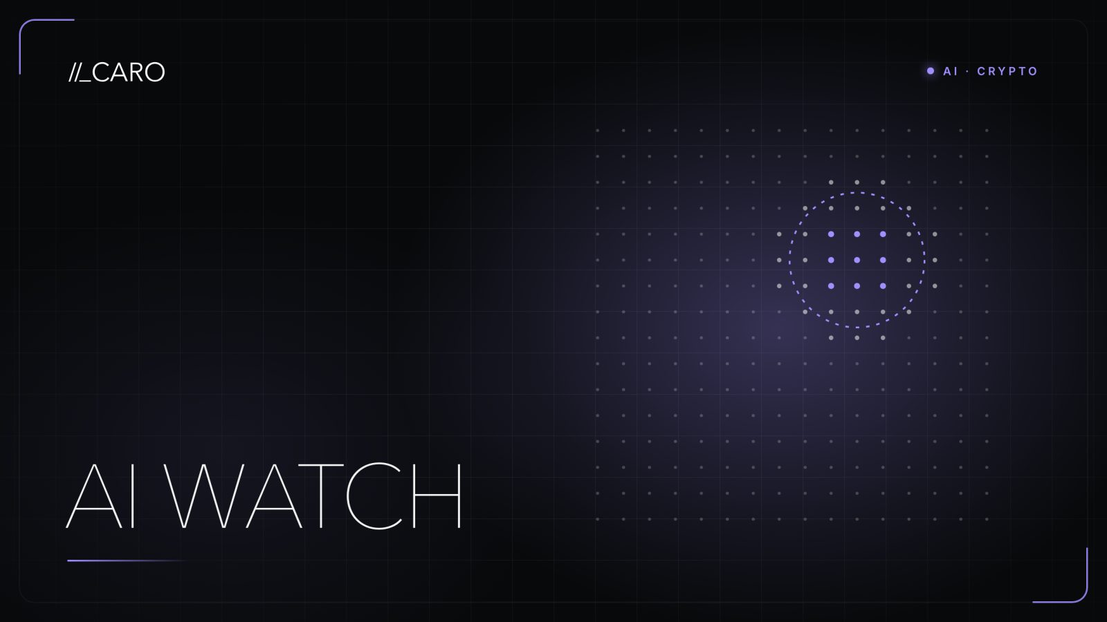 A field of dots with one cluster inside a dashed circle: monitoring picks out unusual transactions