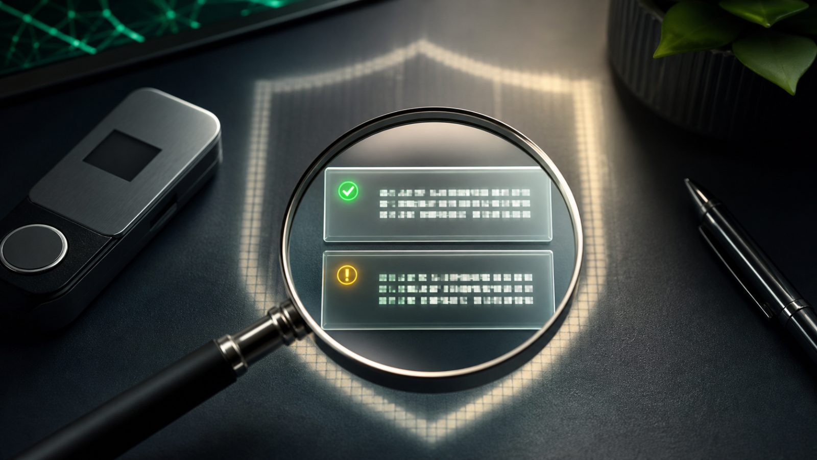 Checking similar wallet addresses in an address poisoning attack